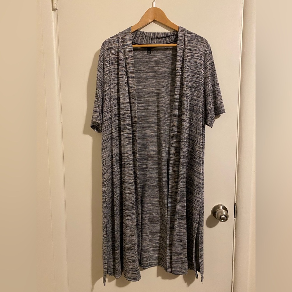 Lane Bryant Long Cardigan with Short Sleeve
